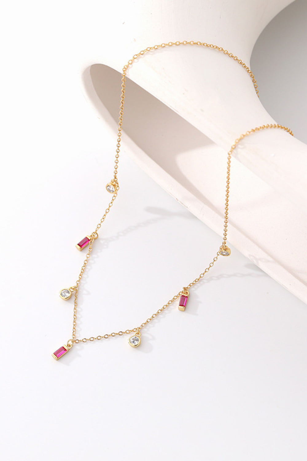 Multi-Charm Chain Necklace