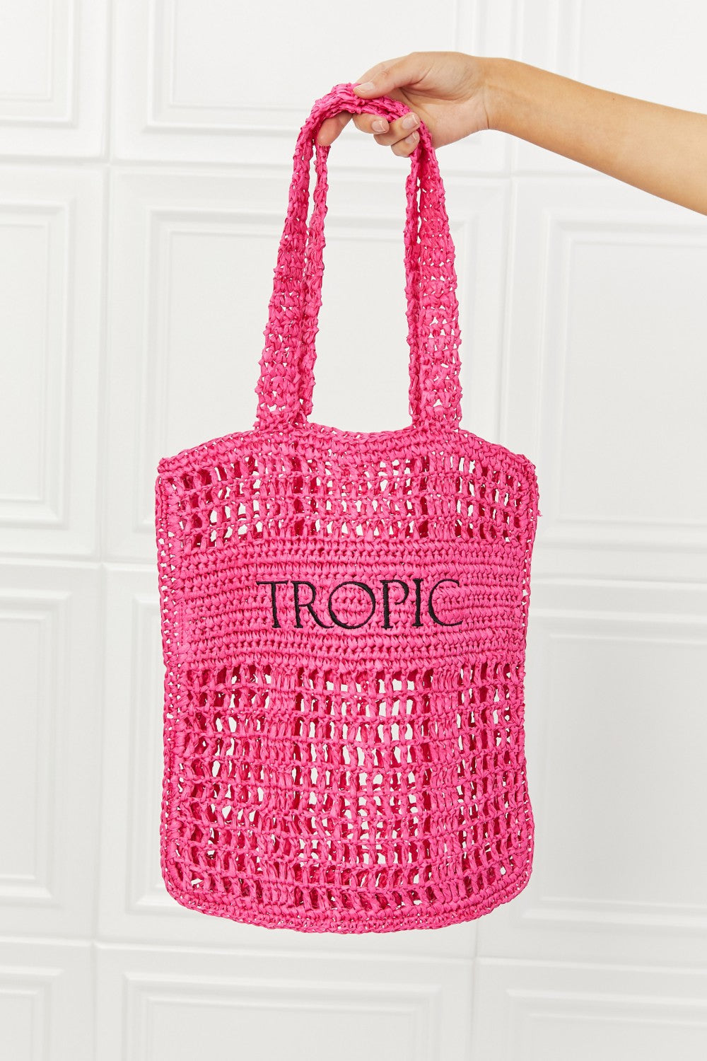 Tropic Babe Straw Tote Bag