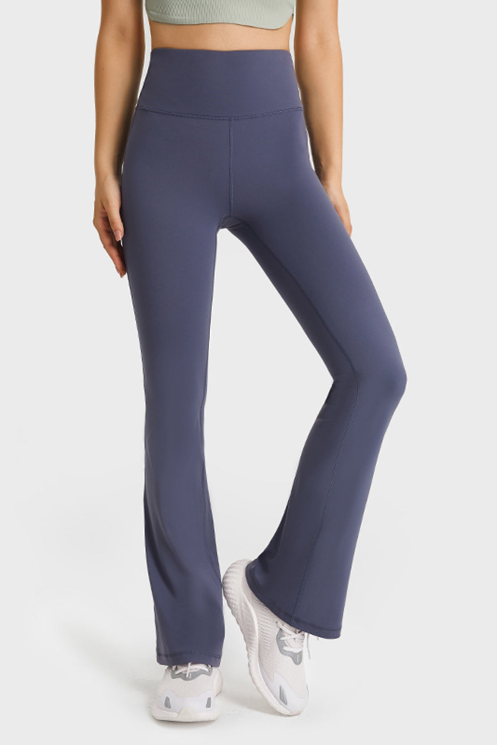 Trendy High-Waist Flare Yoga Pants