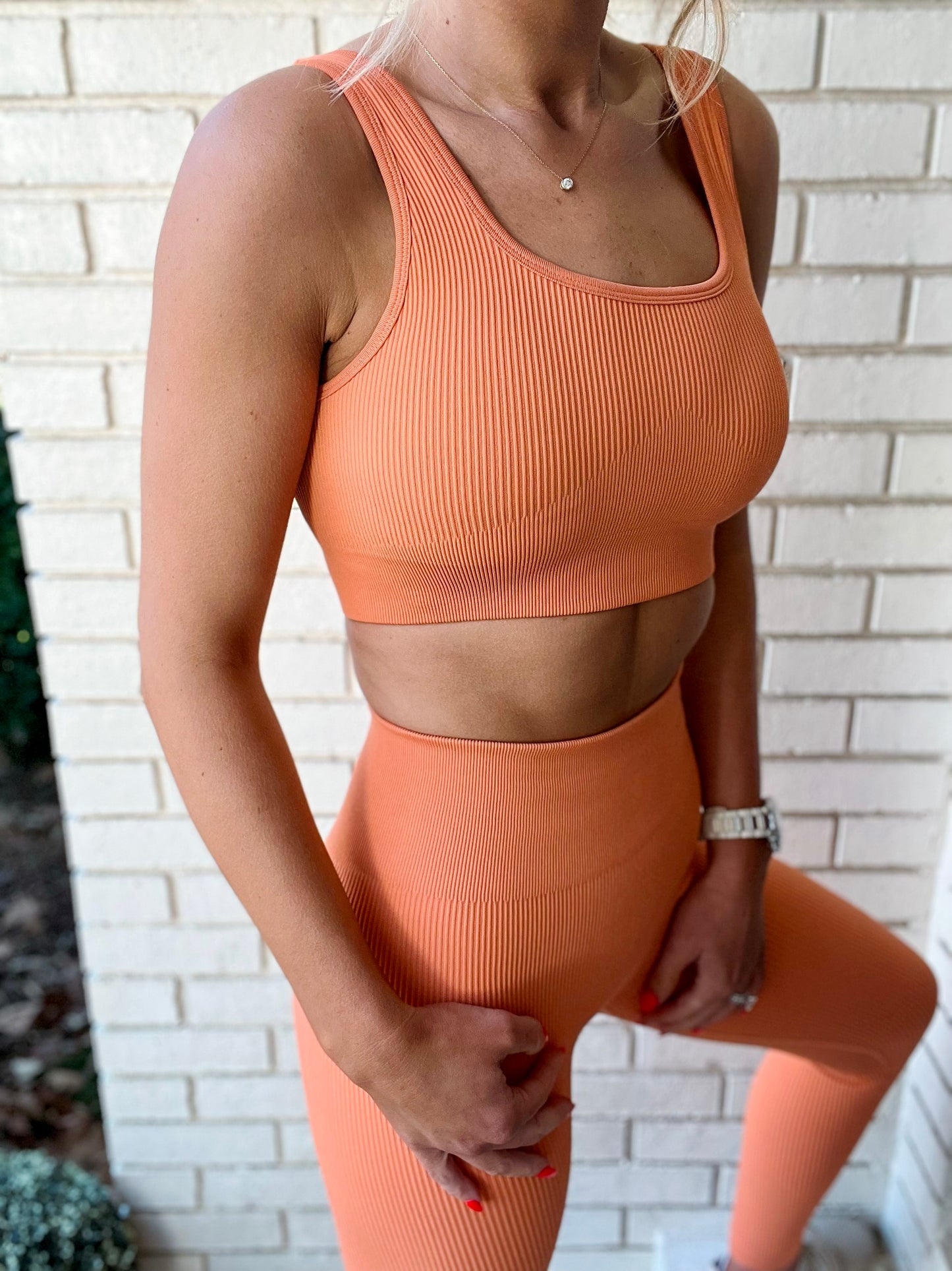 Sunset Ribbed Active Set