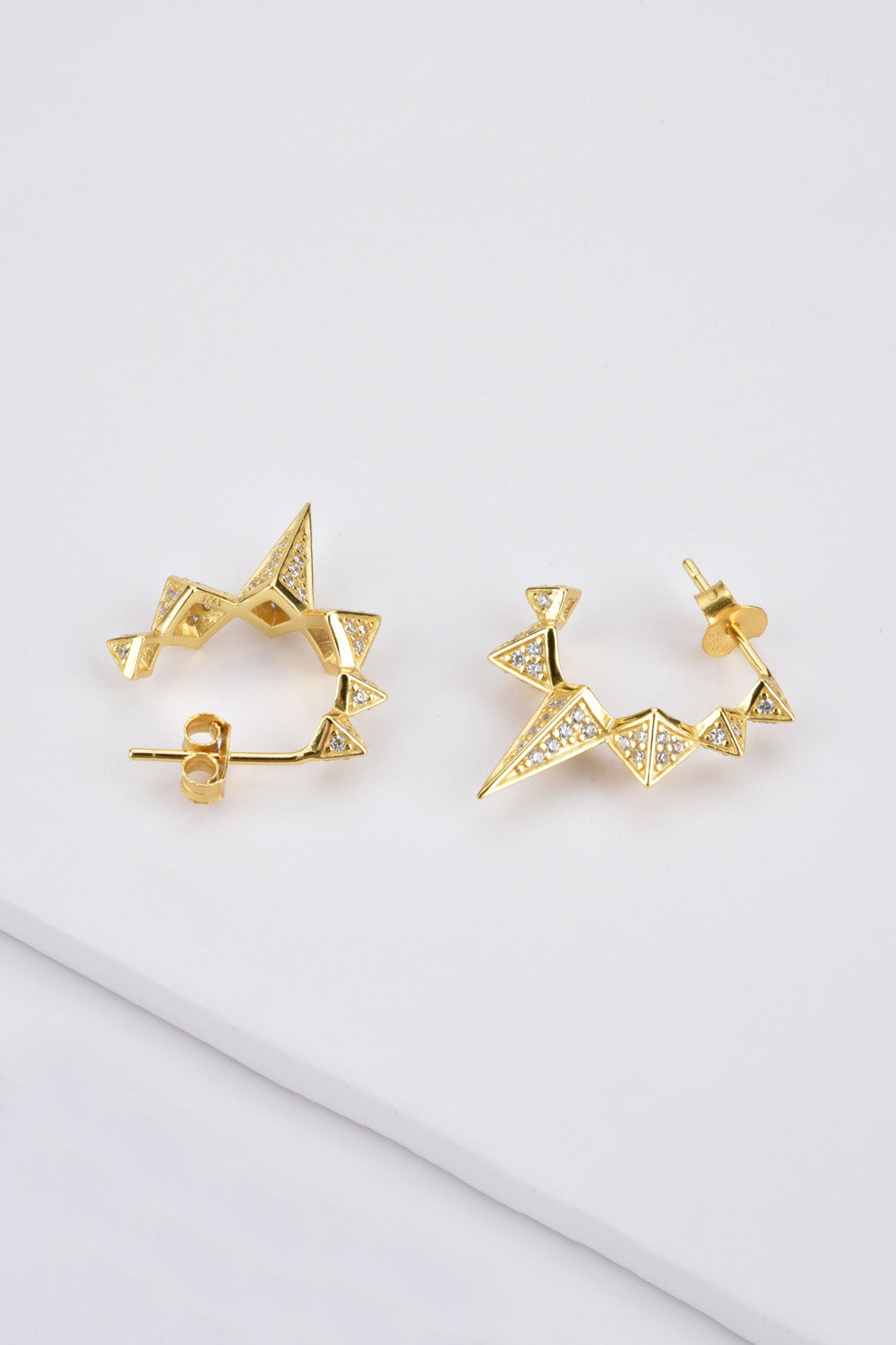 Geometric Gold Earrings