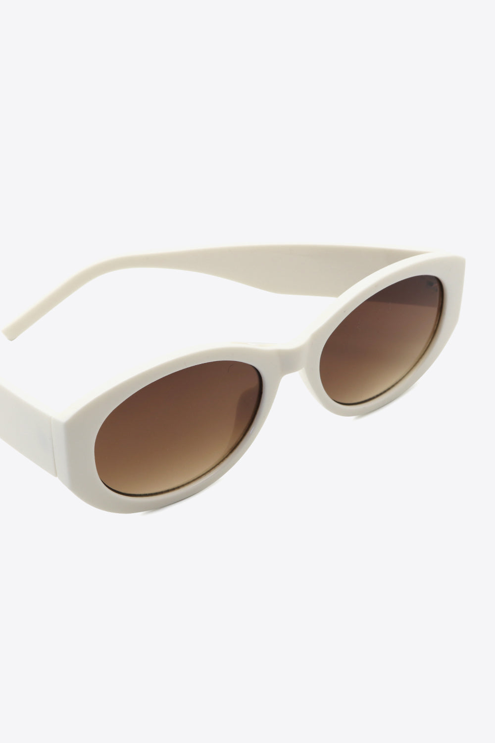 Cream Oval Sunglasses